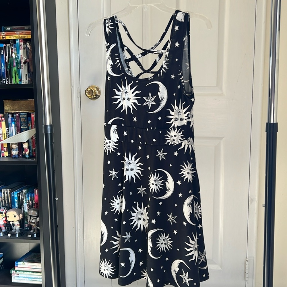 Hot Topic Celestial Strappy Dress